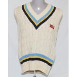 Paul Jarvis. Yorkshire, Sussex, Somerset & England 1981-2000. Yorkshire first XI sleeveless sweater,