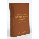 Wisden Cricketers' Almanack 1898. 35th edition. Original hardback. Very good condition. A rare early