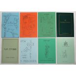 Cricket poetry. Eight anthologies of cricket verse. Four titles are by Colin Shakespeare 'Seamers'