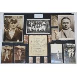 Yorkshire C.C.C. 1922. Album page nicely signed in ink by thirteen Yorkshire players. Signatures are