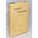 'Cricket Centenary. The Story of Cricket in Hawke's Bay 1855-1955'. F.F. Cane. Napier, New Zealand