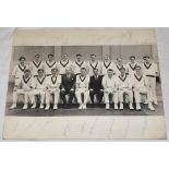 Australian tour of England 1968. Large official mono photograph of the Australian touring team to