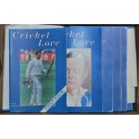 'Cricket Lore'. Complete run of the magazine from the first issue, November 1991 (Issue one) to July