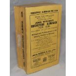 Wisden Cricketers' Almanack 1936. 73rd edition. Original paper wrappers. Minor bowing to spine,