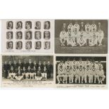 Australia Test Teams 1905-1938. Six mono real photograph postcards of Australian Test teams for