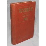 Wisden Cricketers' Almanack 1945. 82nd edition. Original hardback. Only 1500 hardback copies were