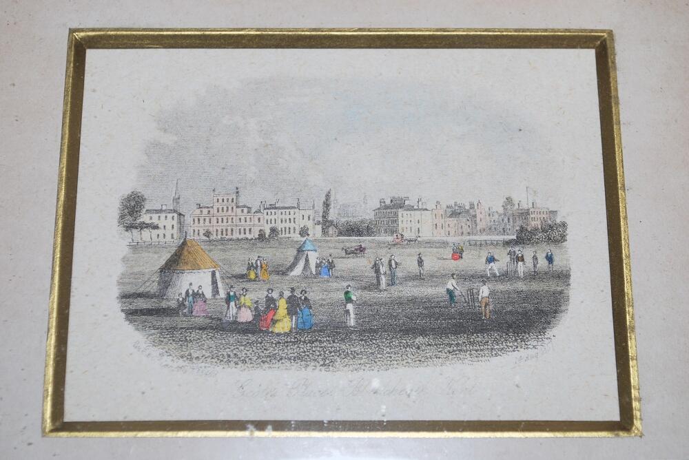 Blackheath. Nine original coloured steel engravings published by Rock & Co., 1864. At least four