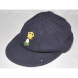 Leo Harrison. Hampshire 1939-1966. Hampshire navy 2nd XI cricket cap with county emblem of a white