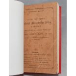 Wisden Cricketers' Almanack 1884. 21st edition. Bound in red boards, with original wrappers, with