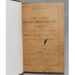 Wisden Cricketers' Almanack 1881. 18th edition. Original paper wrappers, bound in brown boards, with