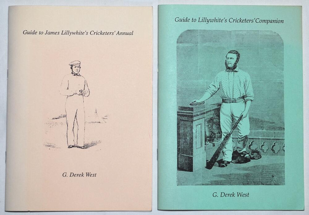 Derek West. 'Guide to James Lillywhite's Cricketers' Annual' 1993 and 'Guide to Lillywhite's