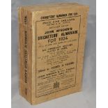 Wisden Cricketers' Almanack 1924. 61st edition. Original paper wrappers. Some minor age toning to