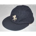 Thomas Godfrey Evans. Kent & England, 1939-1967. Kent navy blue first XI cloth cricket cap with