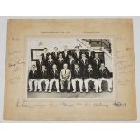 Australia tour to England 1953. 'Coronation Tour'. Official mono photograph of the Australia touring