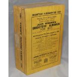 Wisden Cricketers' Almanack 1937. 74th edition. Original paper wrappers. Light soiling to page block