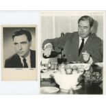 John Arlott ephemera. A selection of photographs, letters, menus and an order of service relating to