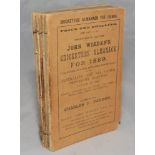 Wisden Cricketers' Almanack 1889. 26th edition. Original paper wrappers. Breaking to page block,