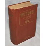 Wisden Cricketers' Almanack 1958. Original hardback. Some dulling to gilt titles on spine