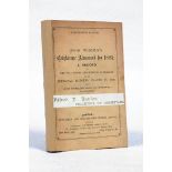 Wisden Cricketers' Almanack 1881. 18th edition. Original paper wrappers. Neat replacement spine