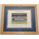 'England World Cup Team Australia and New Zealand 1992'. Official colour photograph of the England