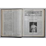 'Cricket: A Weekly Record of the Game'. Volume II (New Series). Numbers 31-60 (18th January to