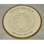 New Zealand 1973. Royal Worcester bone china plate produced by the factory to commemorate the New