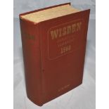 Wisden Cricketers' Almanack 1960. Original hardback. Some wrinkling to spine paper, minor marks to