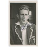Donald Bryce Carr. Derbyshire & England 1946-1063. Mono real photograph plain back postcard of Carr,