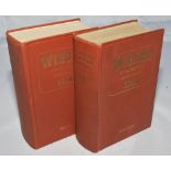 Wisden Cricketers' Almanack 1953 and 1954. Original hardback editions. The 1953 edition with dulling
