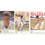 England signed collectors' cards, postcards and photographs 1980s/1990s. A selection of thirty