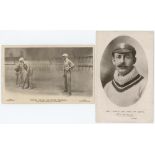 Surrey and Middlesex postcards early 1900s. Surrey players include 'Jack Hobbs Modelled in Butter,