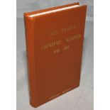 Wisden Cricketers' Almanack 1887. Willows softback reprint (1989) in light brown hardback covers