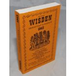 Wisden Cricketers' Almanack 1943. Willows reprint (2000) in softback covers. Limited edition 126/