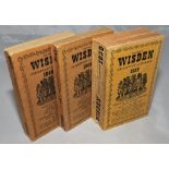Wisden Cricketers' Almanack 1939, 1943 and 1946. 76th, 80th & 83rd editions. Original limp cloth