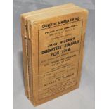 Wisden Cricketers' Almanack 1908. 45th edition. Original paper wrappers. Broken spine block, book