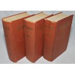 Wisden Cricketers' Almanack 1952, 1953 and 1954. Original hardback editions. All three editions with