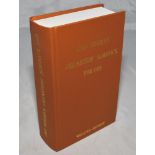 Wisden Cricketers' Almanack 1908. Willows softback reprint (2000) in light brown hardback covers