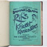 'RIP's Kricket Karicatures 1899! Souvenir of the Season'. Roland P. Hill. Evening News, London 1899.