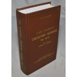 Wisden Cricketers' Almanack 1912. Willows hardback reprint (2001) in dark brown hardback covers with