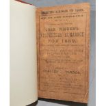 Wisden Cricketers' Almanack 1889. 26th edition. Original paper wrappers. Bound in brown boards