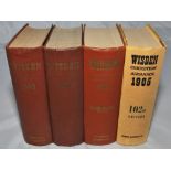 Wisden Cricketers' Almanack 1960, 1961, 1963 and 1965. Original hardbacks. The 1960 edition with