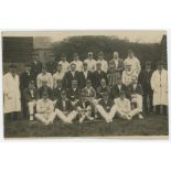 Herbert Sutcliffe. Yorkshire & England 1919-1945. A sepia real photograph postcard of the