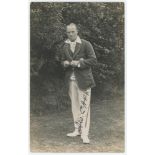 Arthur William Carr. Nottinghamshire & England 1910-1934. Mono real photograph postcard of Carr,