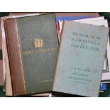 Cricket histories and handbooks. Small box comprising a collection of over twenty five histories