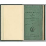 Nottinghamshire Cricket Matches, from 1771 to 1865. A.K. Sutton. 118PP. Nottingham 1865 (3rd