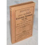 Wisden Cricketers' Almanack 1885. 22nd edition. Original paper wrappers. Neat replacement spine