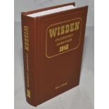 Wisden Cricketers' Almanack 1946. Willows hardback reprint (2012) with gilt lettering. Limited