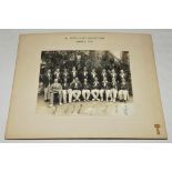 'Mr. Julien Cahn's Cricket Team Jamaica 1929'. Official sepia photograph of the touring party,