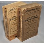 Wisden Cricketers' Almanack 1911 and 1912. 48th & 49th editions. Original paper wrappers. The 1911