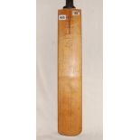 England v Australia 1948. S.A. Spires 'John Arnold. Autograph' cricket bat signed to face by the